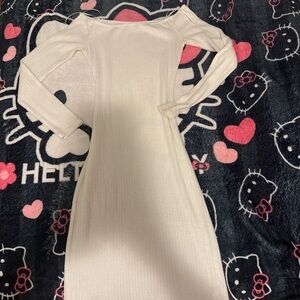 Silence + Noise White Textured Top